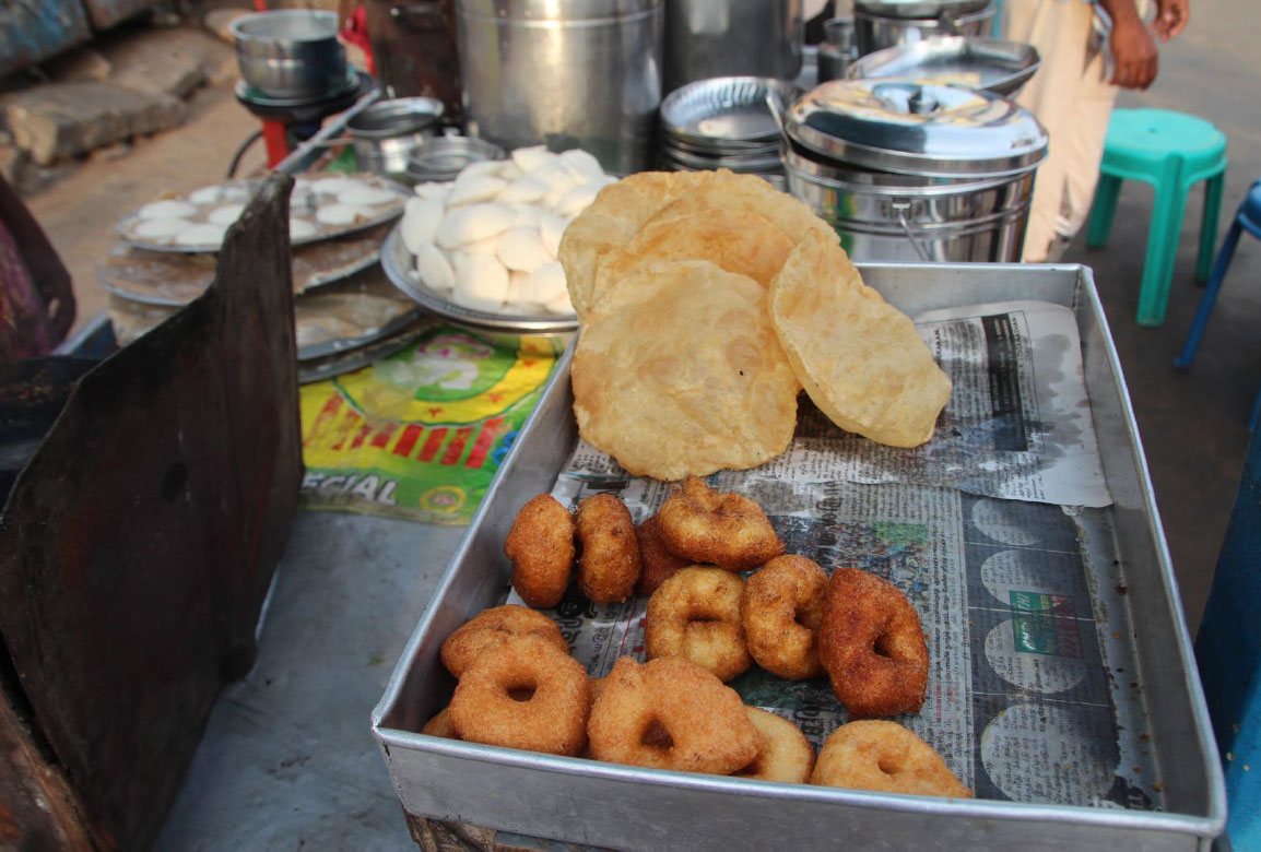 Indisches Essen vor Ort